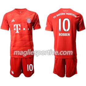 Completo Calcio Bayern Monaco ROBBEN 10 Bambino Divisa Prima 2019/2020